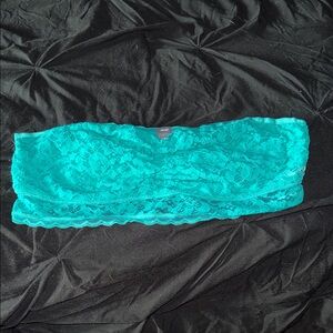 Retro aerie teal Lace Bandeau